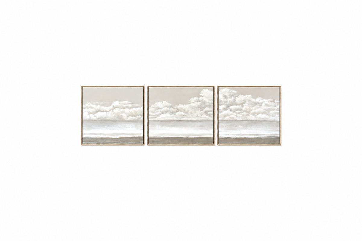 CUADRO TRIPTICO CIELO