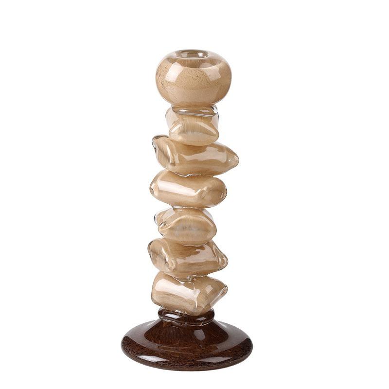 CANDELABRO BLOQUES BEIGE